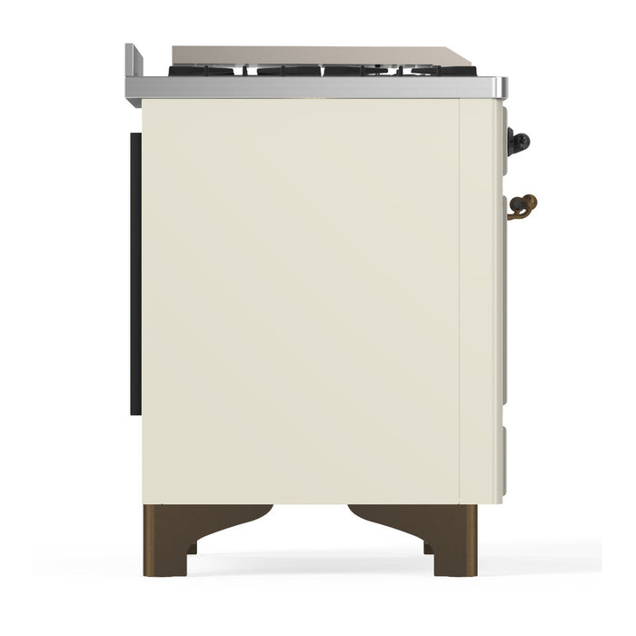 ILVE UM60F Majestic III 60 inch Dual Fuel Range with 9 Burners, Griddle (UM60FNR3)