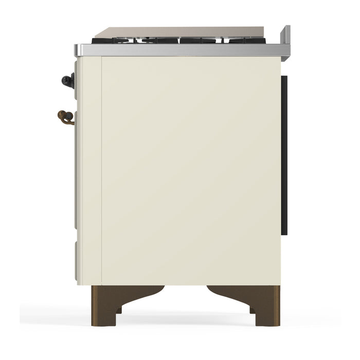ILVE UM60F Majestic III 60 inch Dual Fuel Range with 9 Burners, Griddle (UM60FNR3)