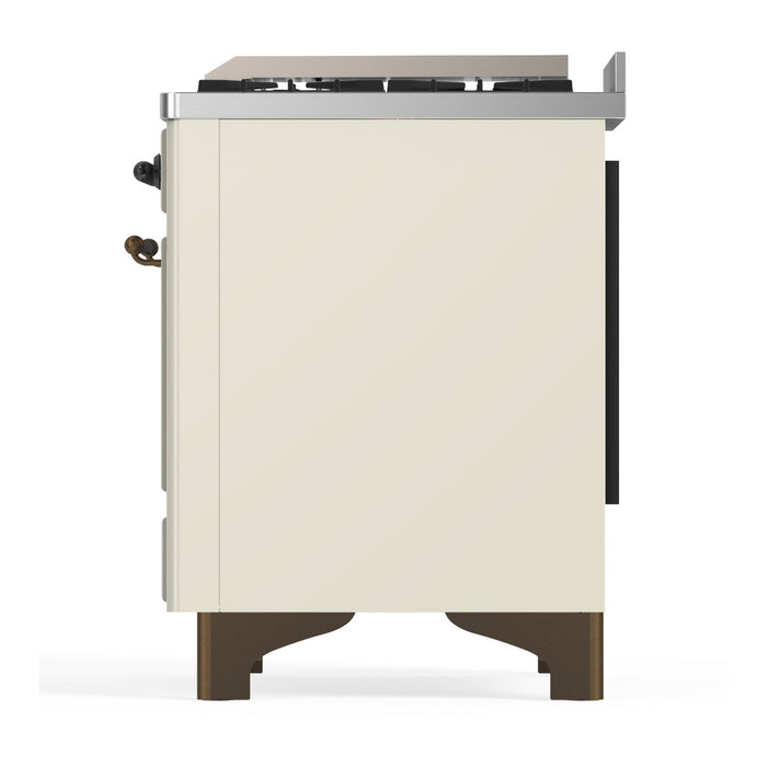 ILVE UM60F Majestic III 60 inch Dual Fuel Range with 9 Burners, Griddle (UM60FQNR3)