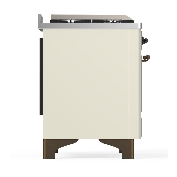 ILVE UM60FS Majestic III 60 inch Dual Fuel Range with 7 Burners, Griddle and French Top (UM60FSNR3)