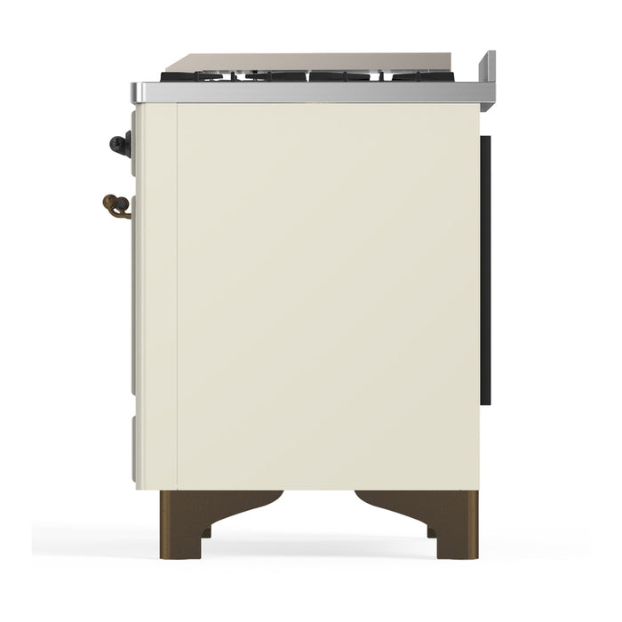 ILVE UM60FS Majestic III 60 inch Dual Fuel Range with 7 Burners, Griddle and French Top (UM60FSNR3)