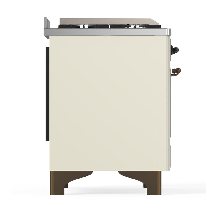 ILVE UM60FS Majestic III 60 inch Dual Fuel Range with 7 Burners, Griddle and French Top (UM60FSQNR3)
