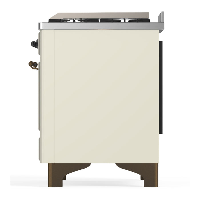 ILVE UMD40F Majestic III 40 inch Dual Fuel Range with 6 Burners, Griddle (UMD40FNR3)