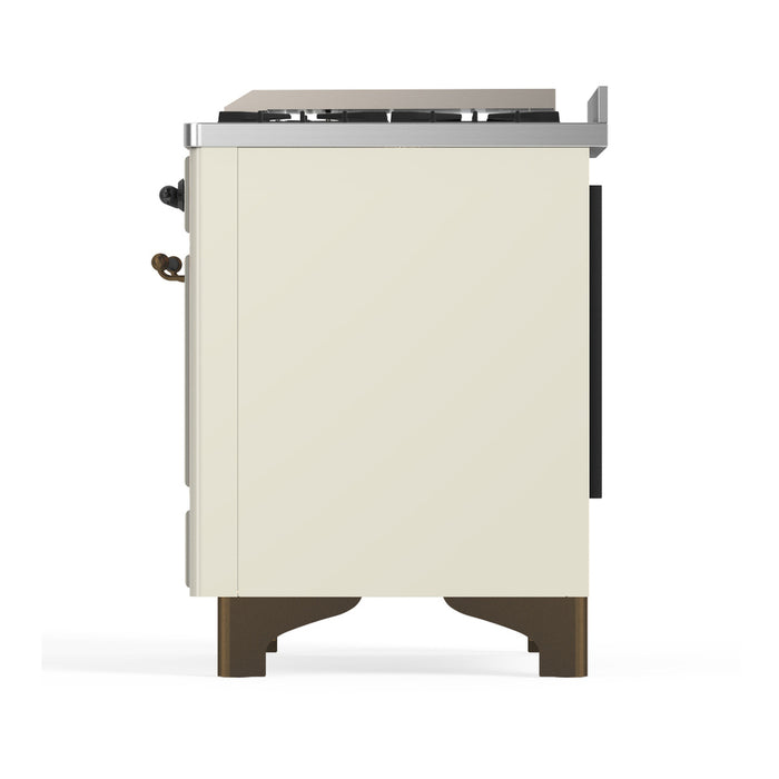 ILVE UMD40F Majestic III 40 inch Dual Fuel Range with 6 Burners, Griddle (UMD40FQNR3)