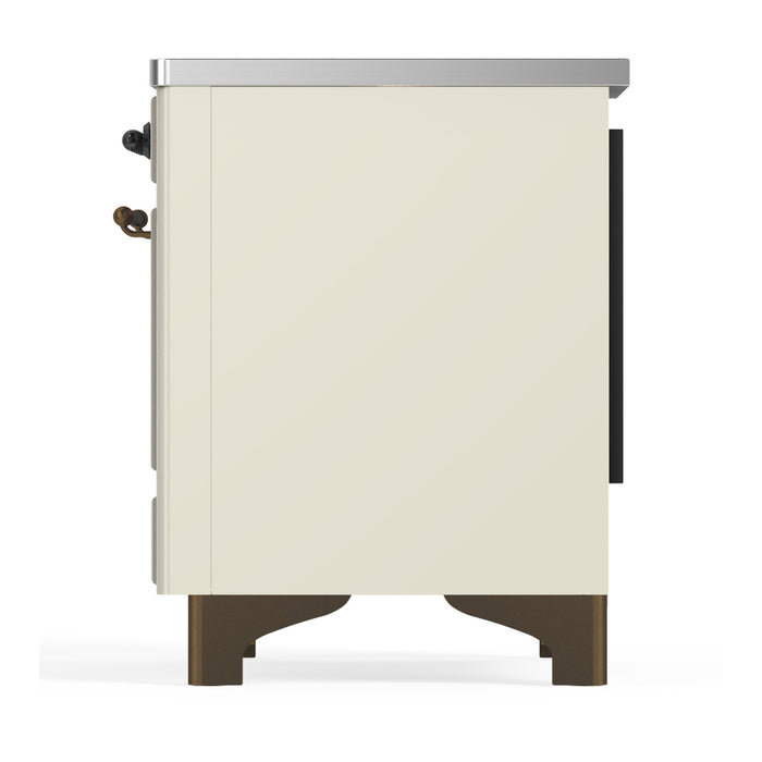 ILVE UMDIB40N Majestic III 40 inch Induction Range with 6 Elements, Booster Function, Bridge Control, Residual Heat Indicator (UMDIB40NR3)
