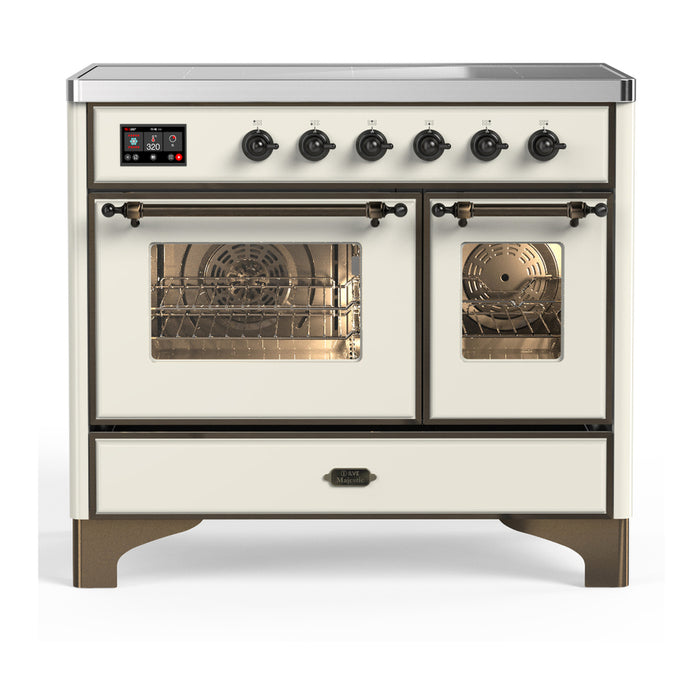 ILVE UMDIB40N Majestic III 40 inch Induction Range with 6 Elements, Booster Function, Bridge Control, Residual Heat Indicator (UMDIB40NR3)