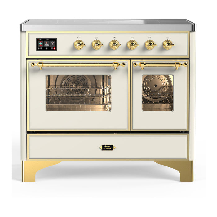 ILVE UMDIB40N Majestic III 40 inch Induction Range with 6 Elements, Booster Function, Bridge Control, Residual Heat Indicator (UMDIB40NR3)