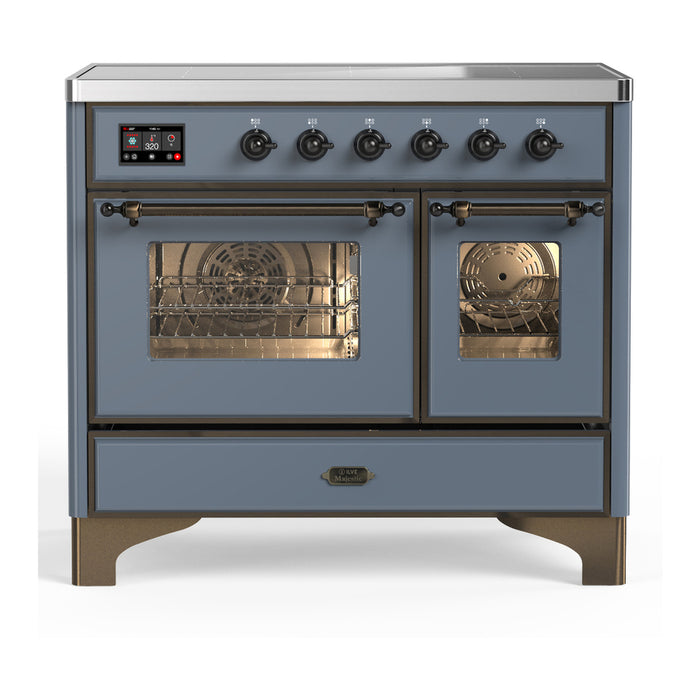 ILVE UMDIB40N Majestic III 40 inch Induction Range with 6 Elements, Booster Function, Bridge Control, Residual Heat Indicator (UMDIB40NR3)