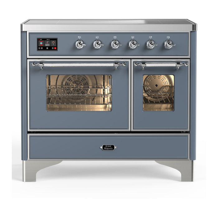 ILVE UMDIB40N Majestic III 40 inch Induction Range with 6 Elements, Booster Function, Bridge Control, Residual Heat Indicator (UMDIB40NR3)