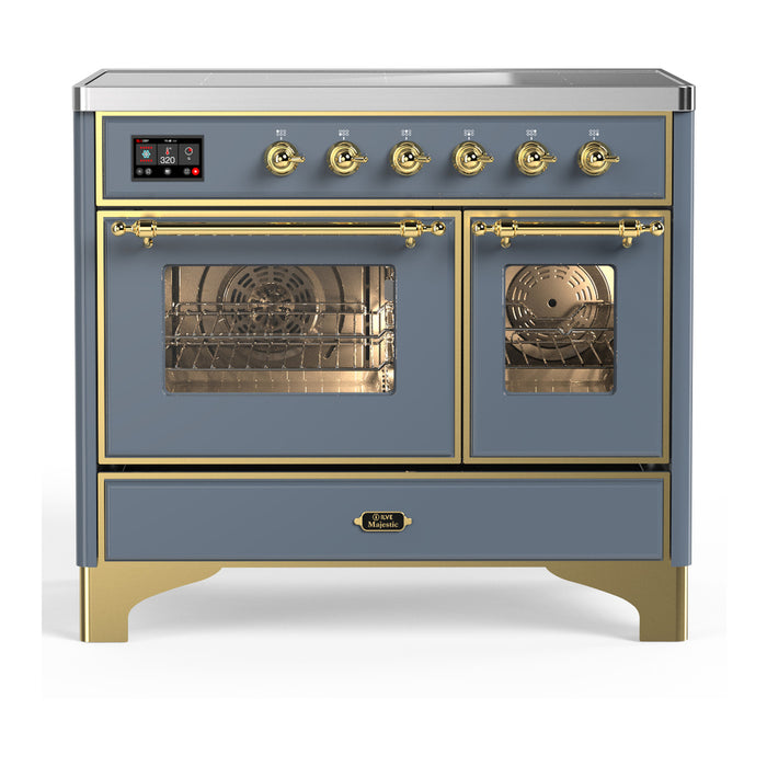 ILVE UMDIB40N Majestic III 40 inch Induction Range with 6 Elements, Booster Function, Bridge Control, Residual Heat Indicator (UMDIB40NR3)
