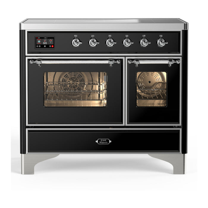 ILVE UMDIB40N Majestic III 40 inch Induction Range with 6 Elements, Booster Function, Bridge Control, Residual Heat Indicator (UMDIB40NR3)