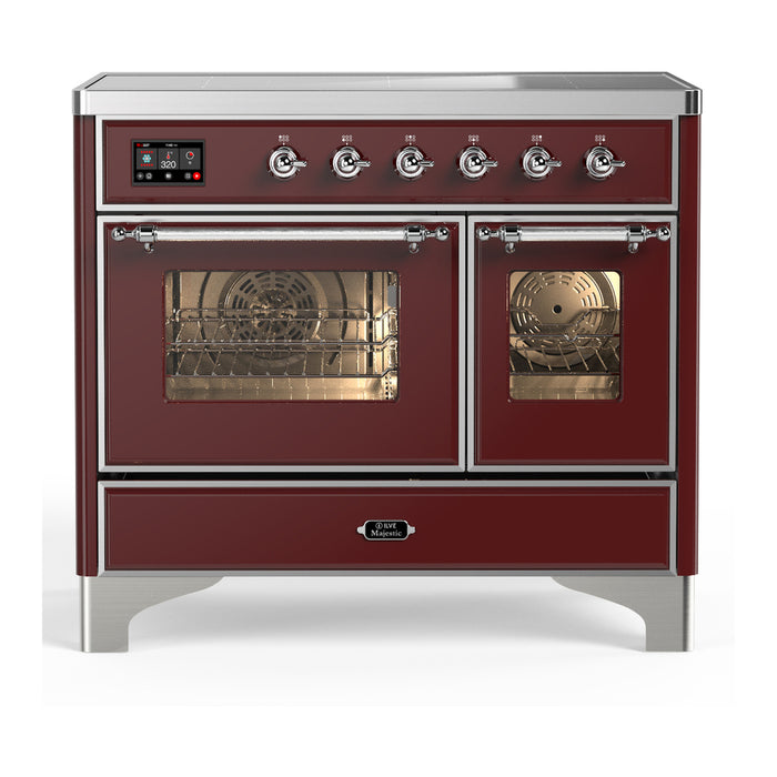 ILVE UMDIB40N Majestic III 40 inch Induction Range with 6 Elements, Booster Function, Bridge Control, Residual Heat Indicator (UMDIB40NR3)