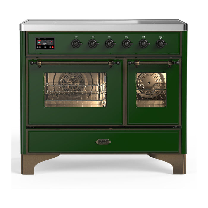 ILVE UMDIB40N Majestic III 40 inch Induction Range with 6 Elements, Booster Function, Bridge Control, Residual Heat Indicator (UMDIB40NR3)