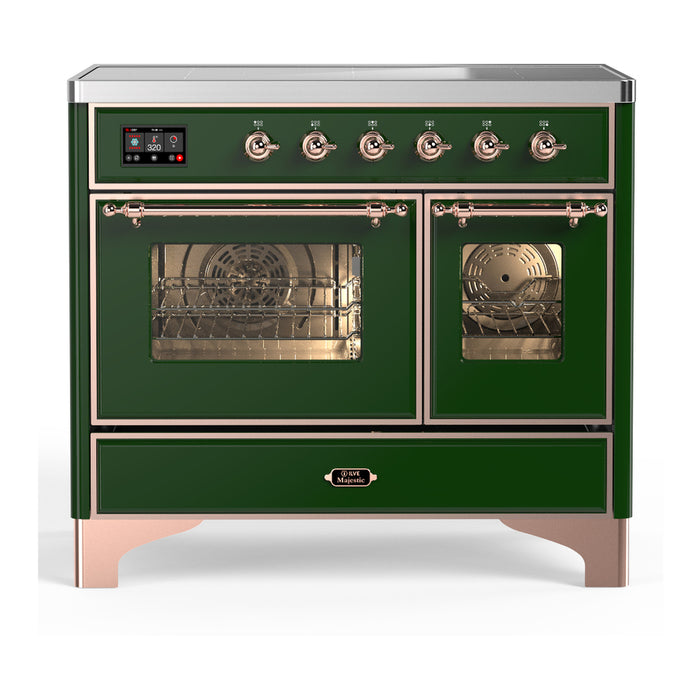 ILVE UMDIB40N Majestic III 40 inch Induction Range with 6 Elements, Booster Function, Bridge Control, Residual Heat Indicator (UMDIB40NR3)