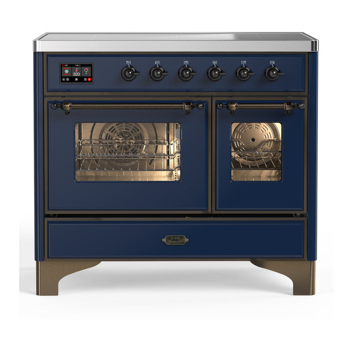 ILVE UMDIB40N Majestic III 40 inch Induction Range with 6 Elements, Booster Function, Bridge Control, Residual Heat Indicator (UMDIB40NR3)