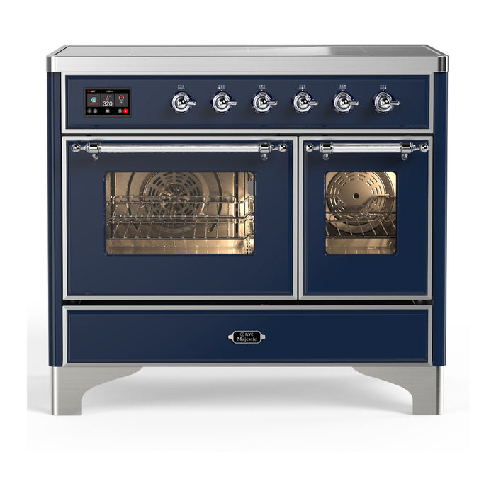 ILVE UMDIB40N Majestic III 40 inch Induction Range with 6 Elements, Booster Function, Bridge Control, Residual Heat Indicator (UMDIB40NR3)