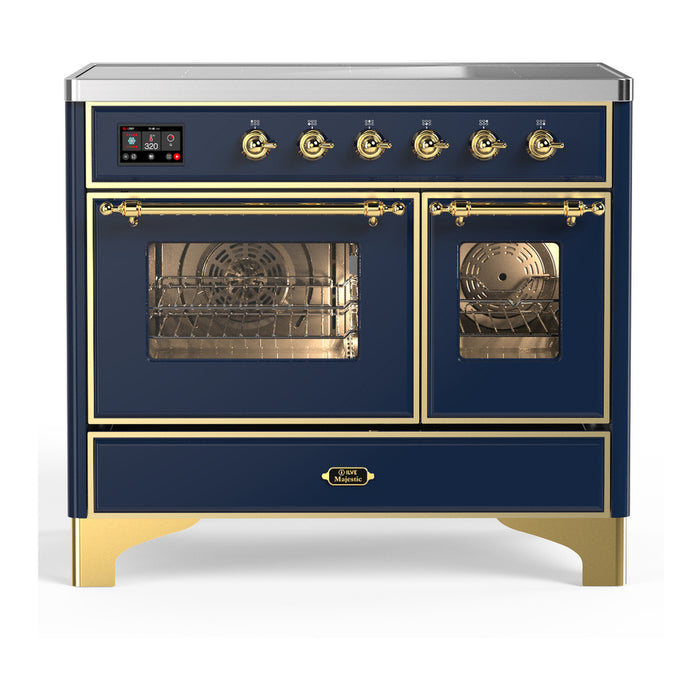 ILVE UMDIB40N Majestic III 40 inch Induction Range with 6 Elements, Booster Function, Bridge Control, Residual Heat Indicator (UMDIB40NR3)