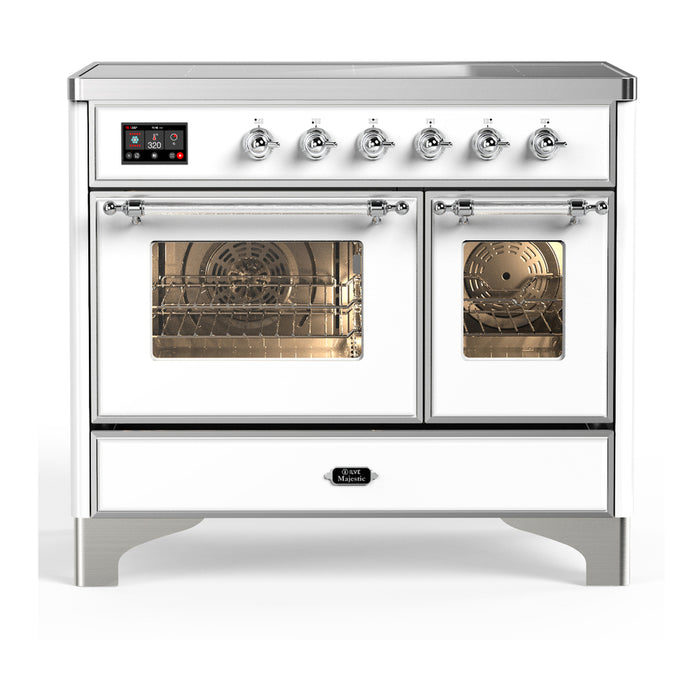 ILVE UMDIB40N Majestic III 40 inch Induction Range with 6 Elements, Booster Function, Bridge Control, Residual Heat Indicator (UMDIB40NR3)