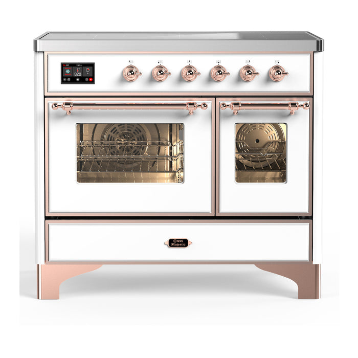 ILVE UMDIB40N Majestic III 40 inch Induction Range with 6 Elements, Booster Function, Bridge Control, Residual Heat Indicator (UMDIB40NR3)