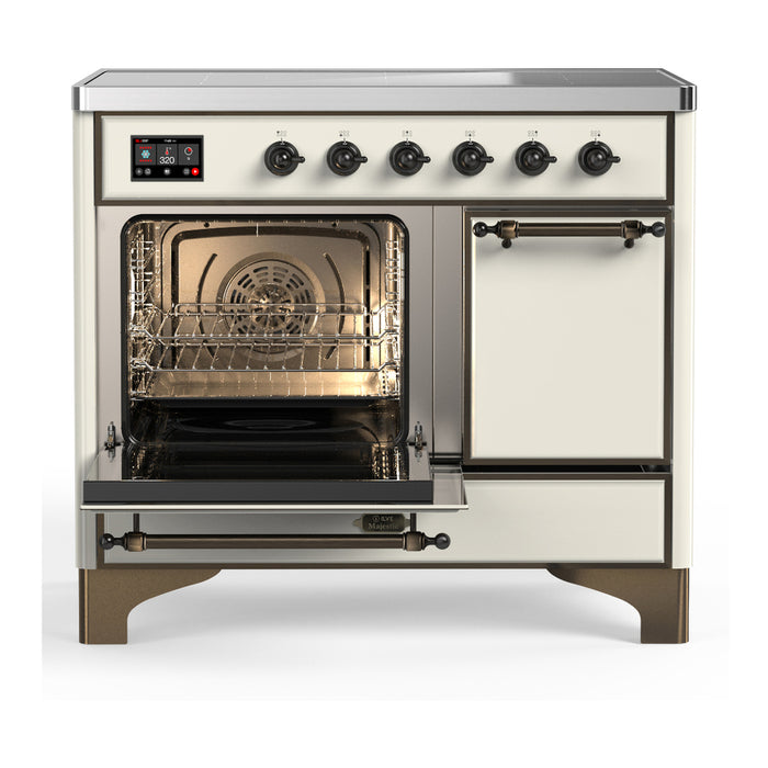 ILVE UMDIB40N Majestic III 40 inch Induction Range with 6 Elements, Booster Function, Bridge Control, Residual Heat Indicator (UMDIB40QNR3)