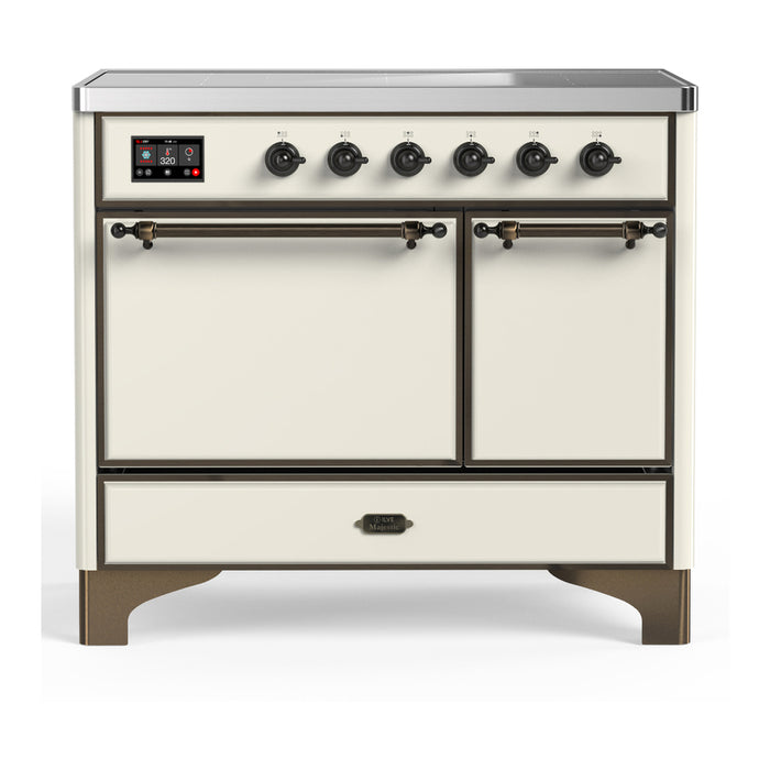 ILVE UMDIB40N Majestic III 40 inch Induction Range with 6 Elements, Booster Function, Bridge Control, Residual Heat Indicator (UMDIB40QNR3)