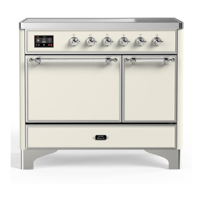 ILVE UMDIB40N Majestic III 40 inch Induction Range with 6 Elements, Booster Function, Bridge Control, Residual Heat Indicator (UMDIB40QNR3)