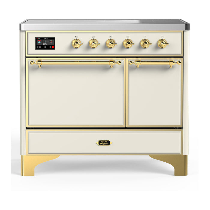 ILVE UMDIB40N Majestic III 40 inch Induction Range with 6 Elements, Booster Function, Bridge Control, Residual Heat Indicator (UMDIB40QNR3)