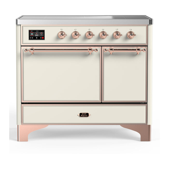 ILVE UMDIB40N Majestic III 40 inch Induction Range with 6 Elements, Booster Function, Bridge Control, Residual Heat Indicator (UMDIB40QNR3)