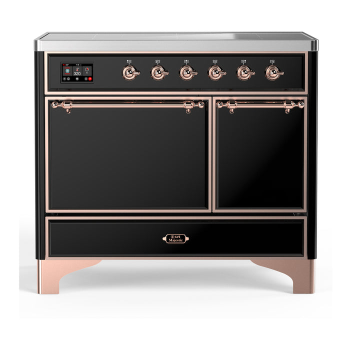 ILVE UMDIB40N Majestic III 40 inch Induction Range with 6 Elements, Booster Function, Bridge Control, Residual Heat Indicator (UMDIB40QNR3)