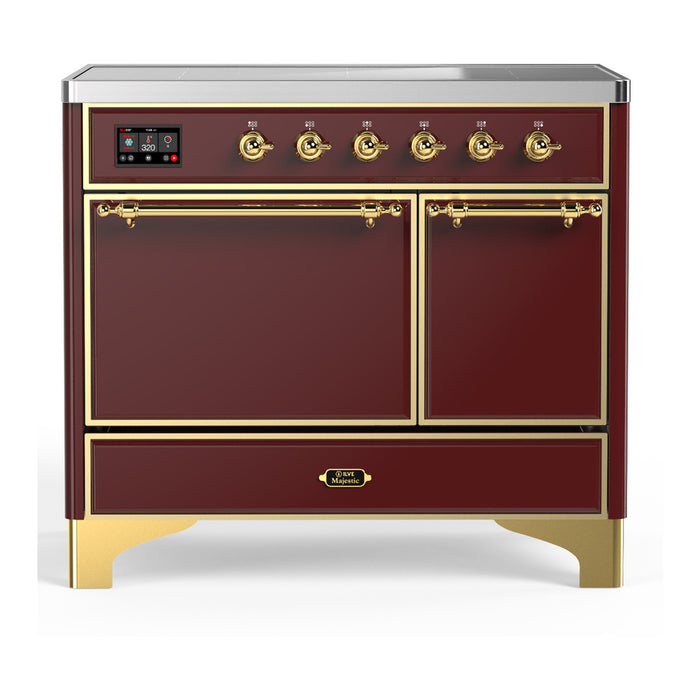 ILVE UMDIB40N Majestic III 40 inch Induction Range with 6 Elements, Booster Function, Bridge Control, Residual Heat Indicator (UMDIB40QNR3)