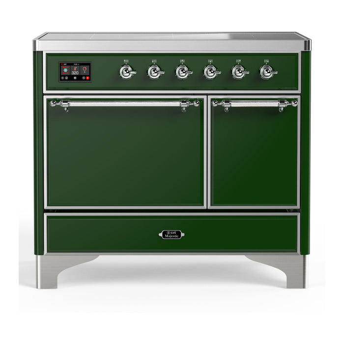 ILVE UMDIB40N Majestic III 40 inch Induction Range with 6 Elements, Booster Function, Bridge Control, Residual Heat Indicator (UMDIB40QNR3)