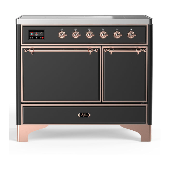 ILVE UMDIB40N Majestic III 40 inch Induction Range with 6 Elements, Booster Function, Bridge Control, Residual Heat Indicator (UMDIB40QNR3)