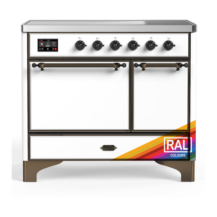 ILVE UMDIB40N Majestic III 40 inch Induction Range with 6 Elements, Booster Function, Bridge Control, Residual Heat Indicator (UMDIB40QNR3)