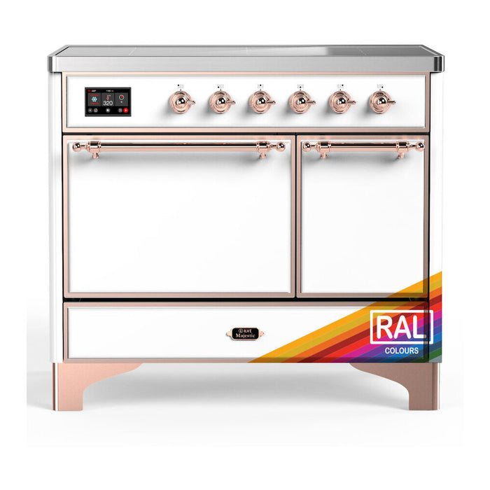 ILVE UMDIB40N Majestic III 40 inch Induction Range with 6 Elements, Booster Function, Bridge Control, Residual Heat Indicator (UMDIB40QNR3)