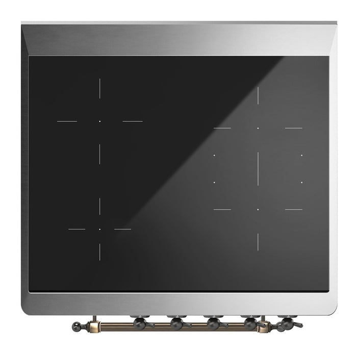 ILVE UMIB30N Majestic III 30 inch Induction Range with 4 Elements (UMIB30NR3)