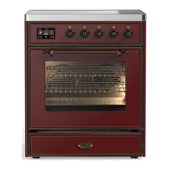 ILVE UMIB30N Majestic III 30 inch Induction Range with 4 Elements (UMIB30NR3)