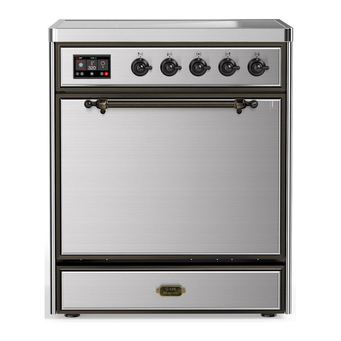 ILVE UMIB30N Majestic III 30 inch Induction Range with 4 Elements (UMIB30QNR3)