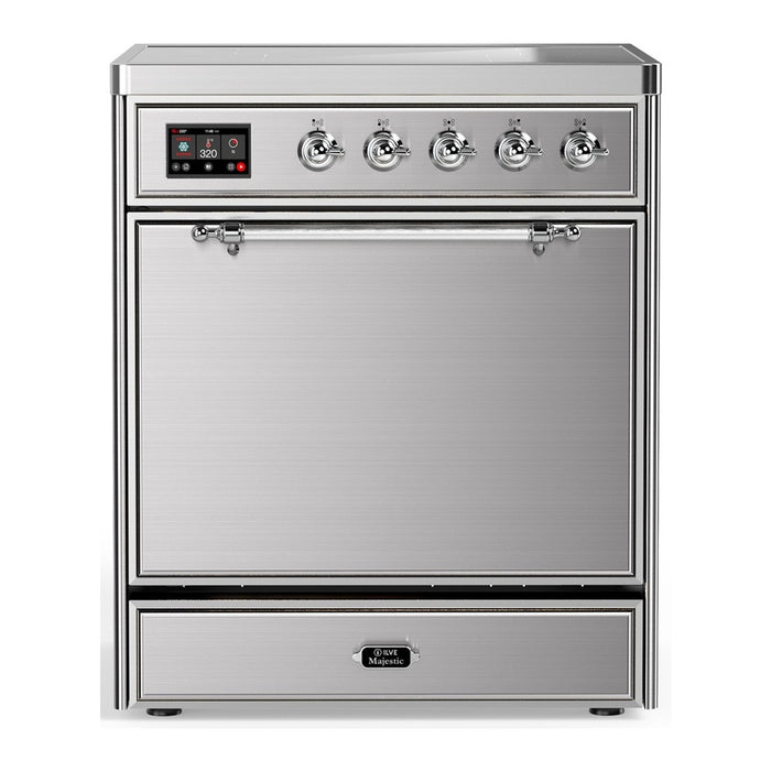 ILVE UMIB30N Majestic III 30 inch Induction Range with 4 Elements (UMIB30QNR3)