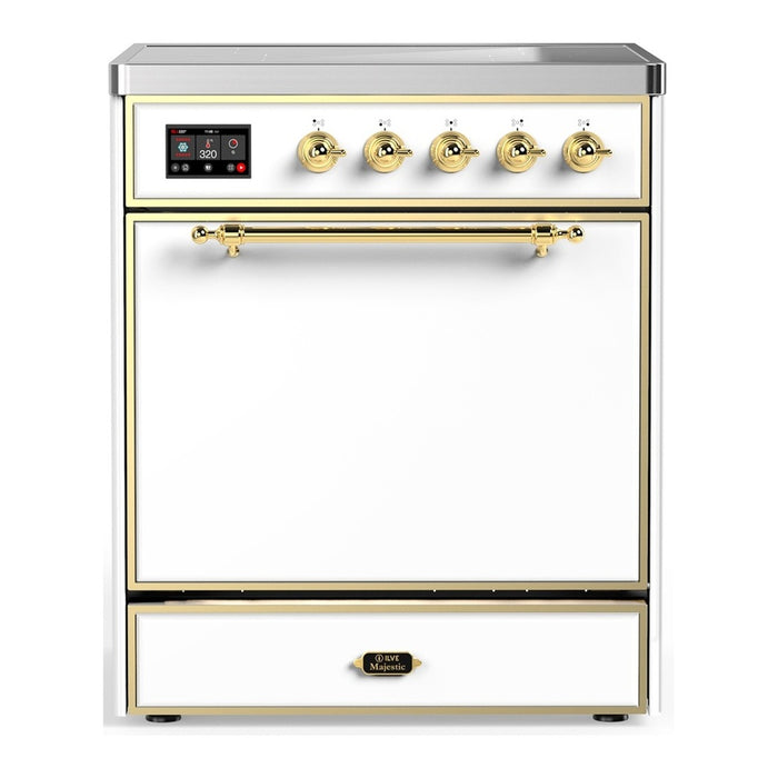ILVE UMIB30N Majestic III 30 inch Induction Range with 4 Elements (UMIB30QNR3)