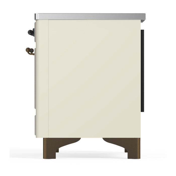 ILVE UMIB36N Majestic III 36 inch Induction Range with 6 Elements, 3.5 cu. ft. Total Oven Capacity (UMIB36NR3)