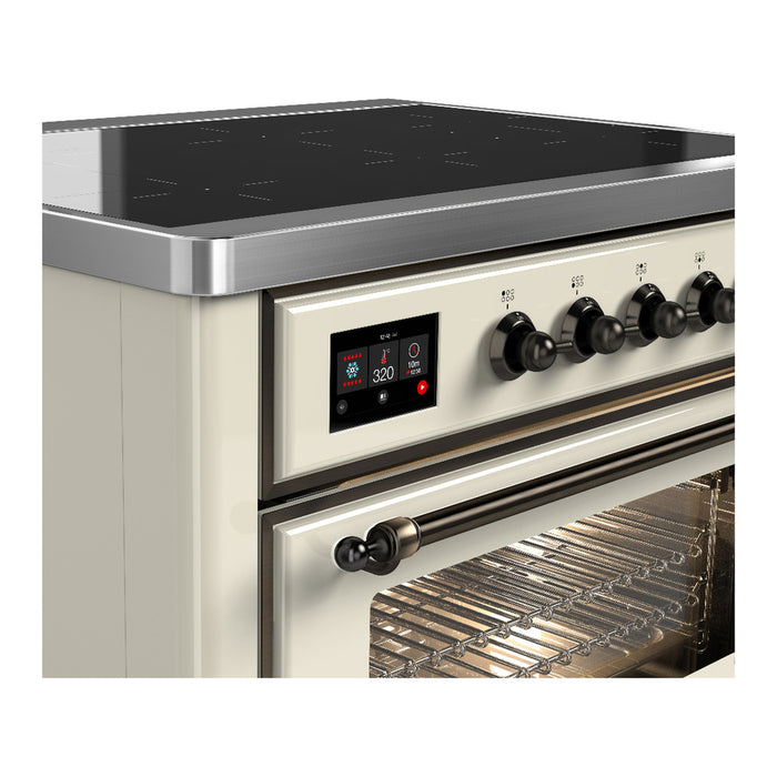 ILVE UMIB36N Majestic III 36 inch Induction Range with 6 Elements, 3.5 cu. ft. Total Oven Capacity (UMIB36NR3)