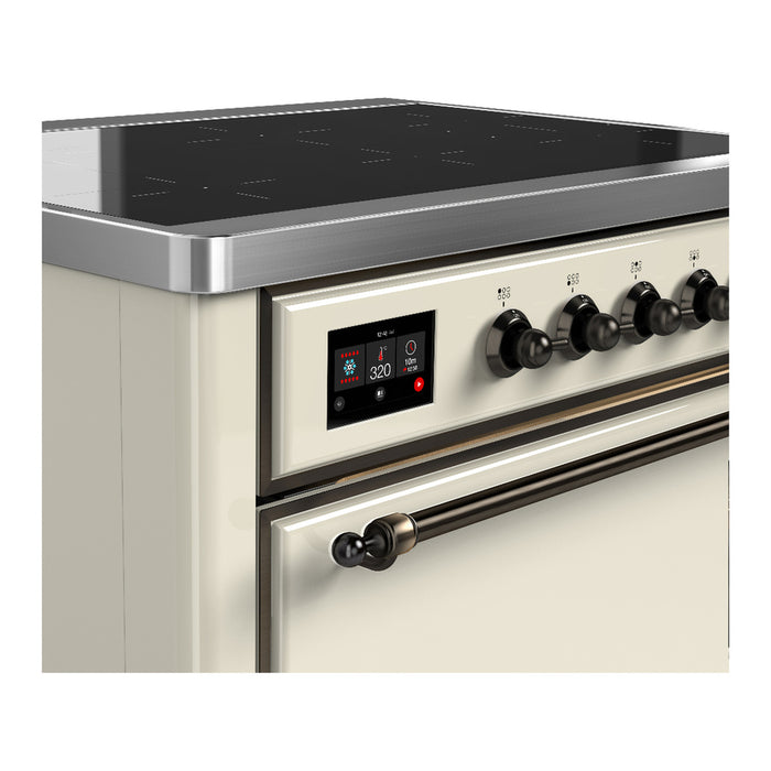 ILVE UMIB36N Majestic III 36 inch Induction Range with 6 Elements, 3.5 cu. ft. Total Oven Capacity (UMIB36QNR3)