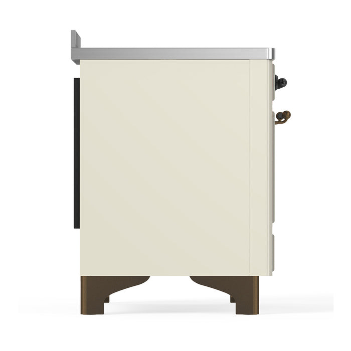 ILVE UMIB48N Majestic III 48 inch Induction Range with 6 Elements, Booster Function, Bridge Control, Residual Heat Indicator (UMIB48NR3)