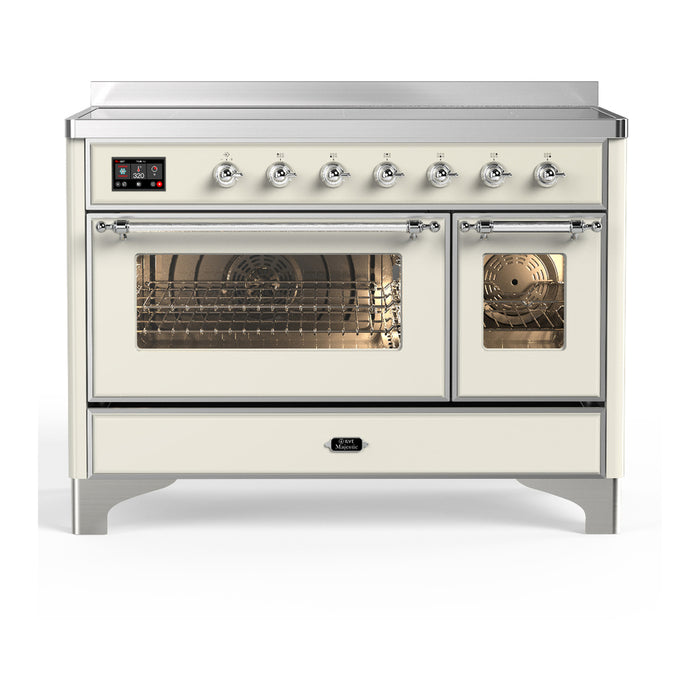ILVE UMIB48N Majestic III 48 inch Induction Range with 6 Elements, Booster Function, Bridge Control, Residual Heat Indicator (UMIB48NR3)