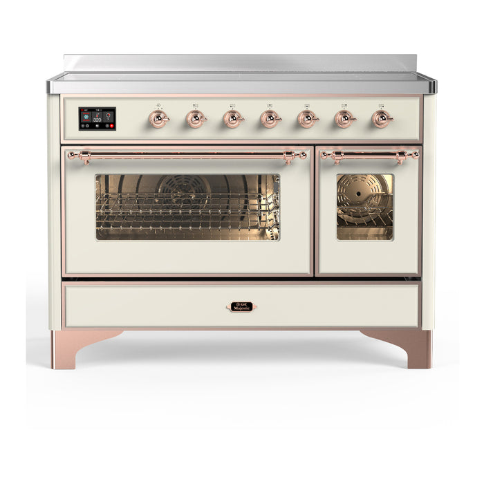 ILVE UMIB48N Majestic III 48 inch Induction Range with 6 Elements, Booster Function, Bridge Control, Residual Heat Indicator (UMIB48NR3)