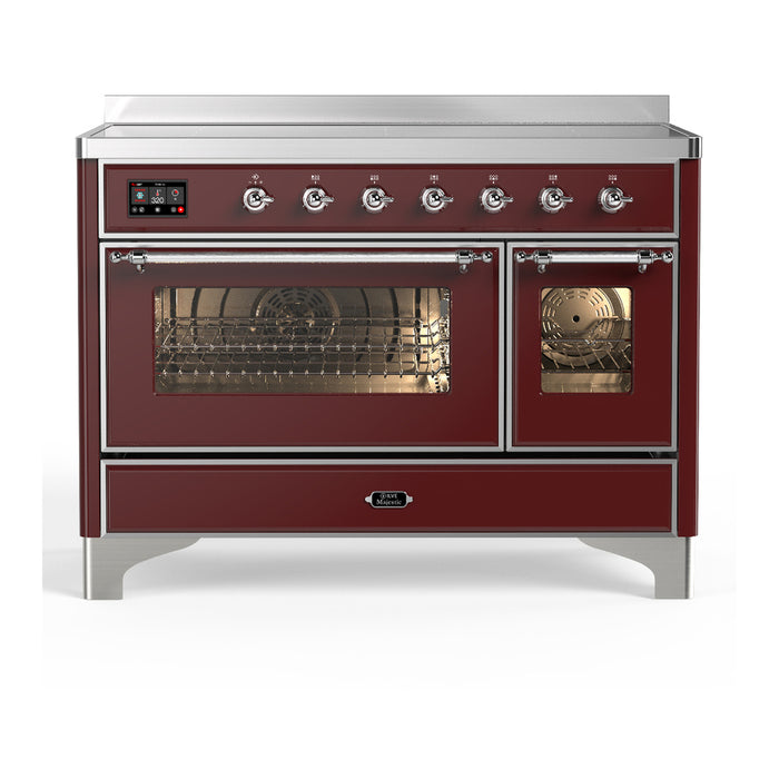 ILVE UMIB48N Majestic III 48 inch Induction Range with 6 Elements, Booster Function, Bridge Control, Residual Heat Indicator (UMIB48NR3)
