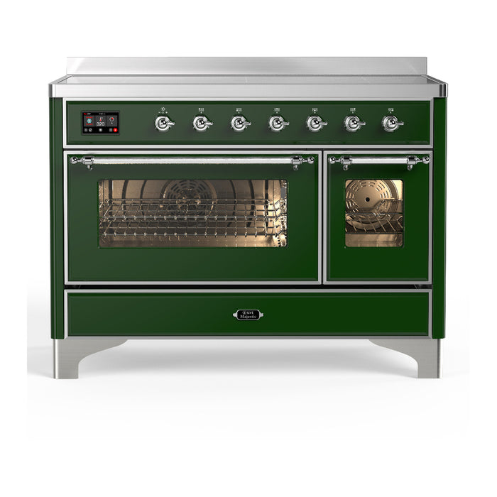 ILVE UMIB48N Majestic III 48 inch Induction Range with 6 Elements, Booster Function, Bridge Control, Residual Heat Indicator (UMIB48NR3)