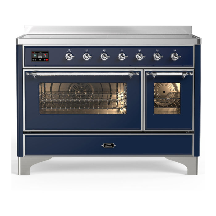 ILVE UMIB48N Majestic III 48 inch Induction Range with 6 Elements, Booster Function, Bridge Control, Residual Heat Indicator (UMIB48NR3)