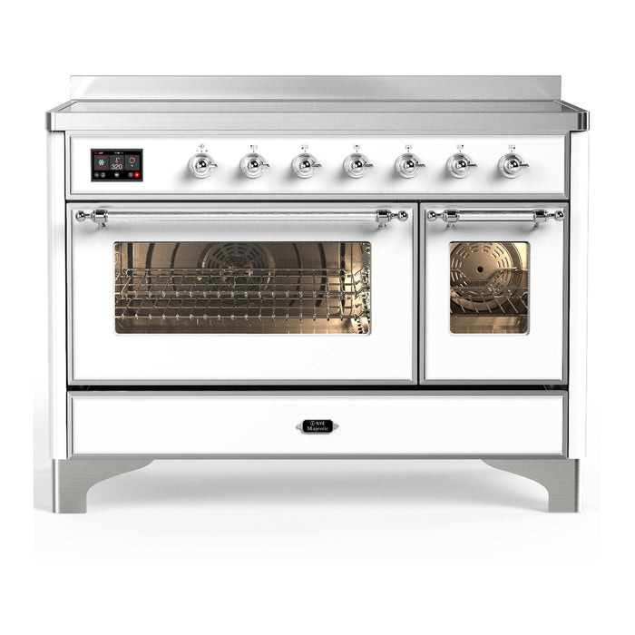 ILVE UMIB48N Majestic III 48 inch Induction Range with 6 Elements, Booster Function, Bridge Control, Residual Heat Indicator (UMIB48NR3)