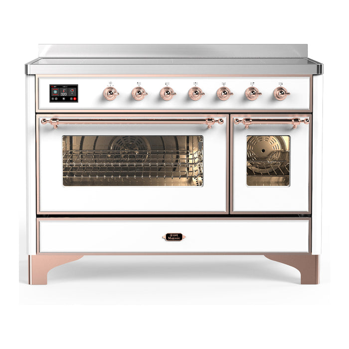 ILVE UMIB48N Majestic III 48 inch Induction Range with 6 Elements, Booster Function, Bridge Control, Residual Heat Indicator (UMIB48NR3)